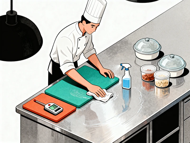 Enregistrements de cuisine et HACCP