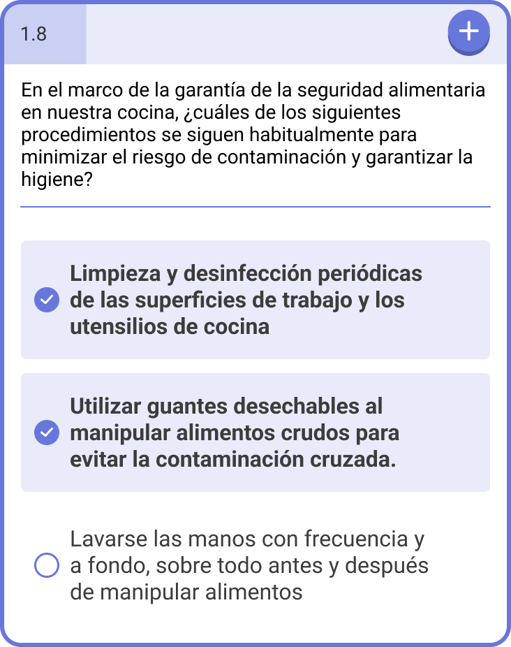 Pregunta de selección múltiple