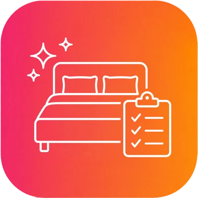 Inspección de limpieza de habitaciones