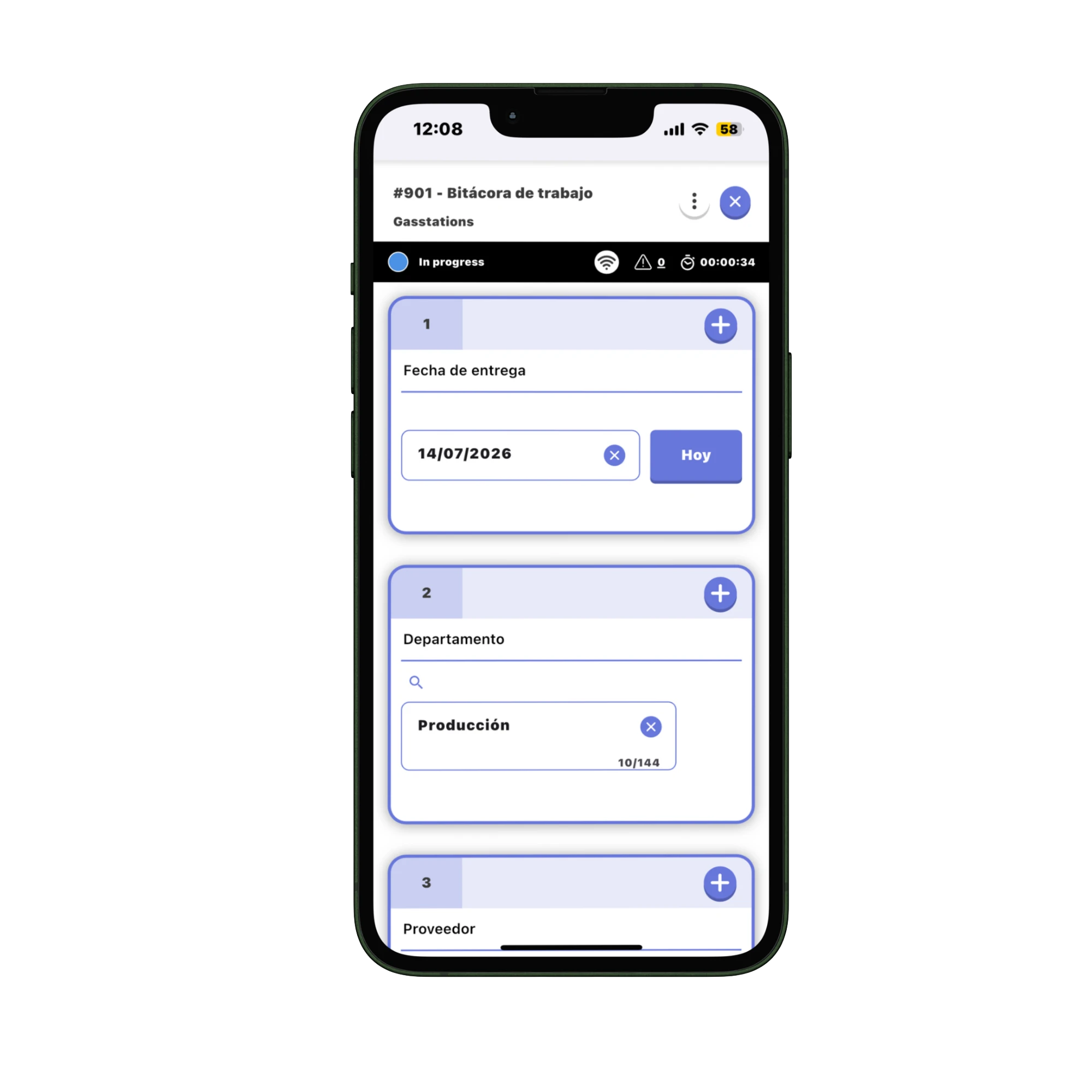 Software de bitácora de Iristrace