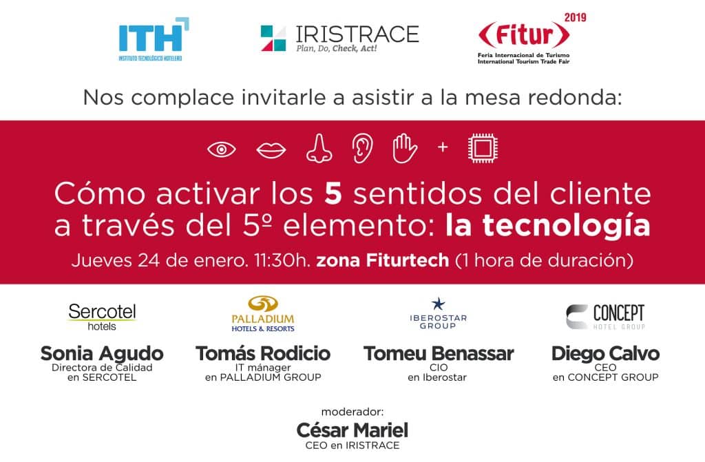 FITUR mesa redonda Iristrace