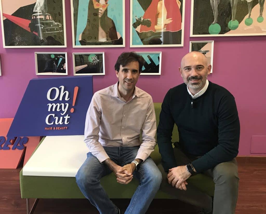 César Mariel (CEO Iristrace) y Kiko Medina (CEO Oh my Cut!)