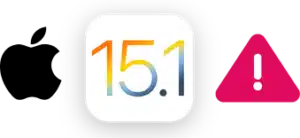 Incidencia actualización iOS 15.1 
